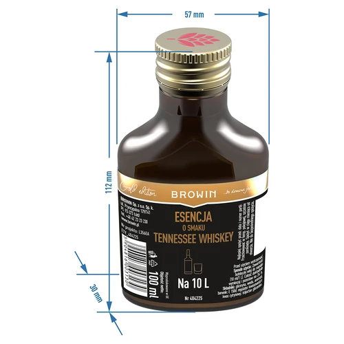 Esencia s príchuťou Tennessee whiskey na 10 l – 100 ml - 6