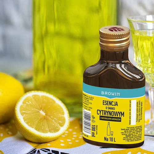 Esencia s citrónovou príchuťou s prírodnou arómou na 10 L - 100 ml - 8