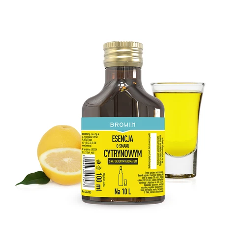 Esencia s citrónovou príchuťou s prírodnou arómou na 10 L - 100 ml - 3