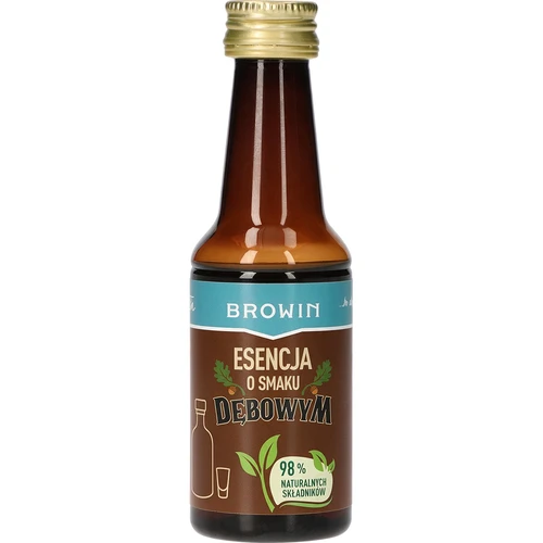 Esencia s dubovou príchuťou, s prírodnou arómou a extraktom – 40 ml, na 4 L - 2
