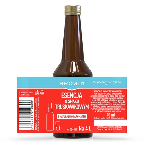 Esencia s jahodovou príchuťou, 40 ml - 4