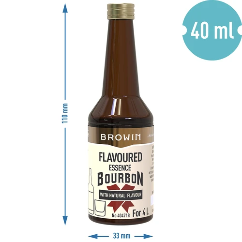 Esencia s príchuťou bourbonu 40 ml - 9
