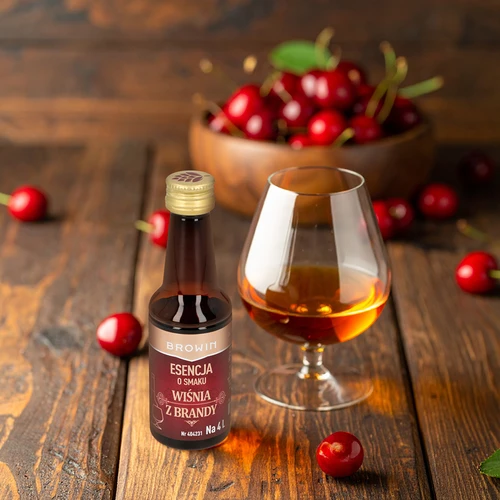 Esencia s príchuťou Čerešňa s brandy, 40 ml - na 4 L - 7