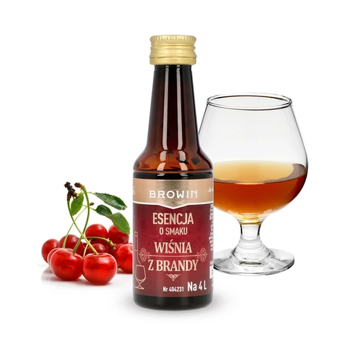 Esencia s príchuťou Čerešňa s brandy, 40 ml - na 4 L - 3