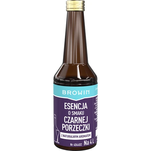Esencia s príchuťou čiernych ríbezlí s prírodnou arómou na 4 L - 40 ml