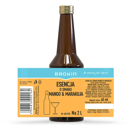 Esencia s príchuťou mango & marakuja na 2 L - 40ml - 5