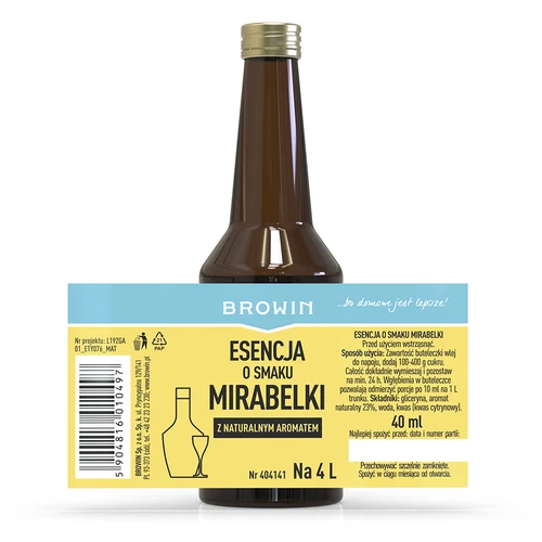 Esencia s príchuťou mirabelky 40 ml - 4