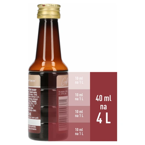 Esencia s príchuťou Reserve Brandy, 40 ml, na 4 l - 5