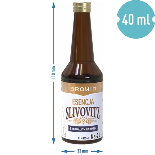 Esencia s príchuťou slivovice, na 4 L, 40 ml - 7