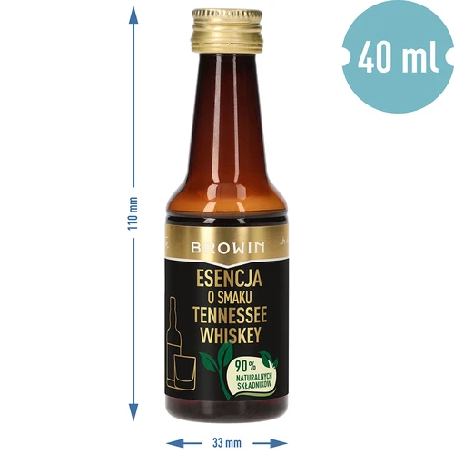 Esencia s príchuťou Tennessee whiskey na 4 l - 40 ml - 8