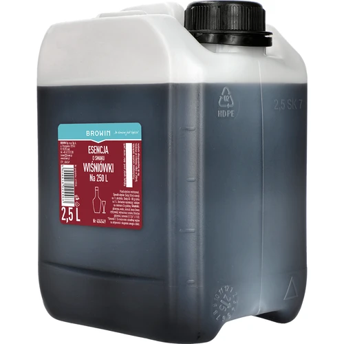 Esencia s príchuťou višňovky, 2,5 L na 250 L hotového nápoja - 2