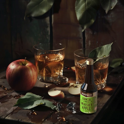 Esencia s príchuťou Whisky Apple - 40 ml, na 4 L - 8