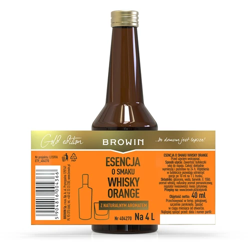 Esencia s príchuťou Whisky Orange na 4 l - 40 ml - 6