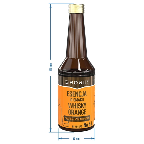 Esencia s príchuťou Whisky Orange na 4 l - 40 ml - 8