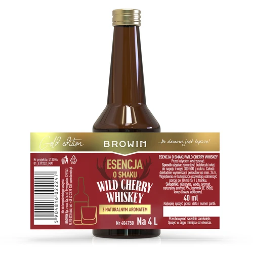 Esencia s príchuťou Wild Cherry Whiskey 40 ml - 4