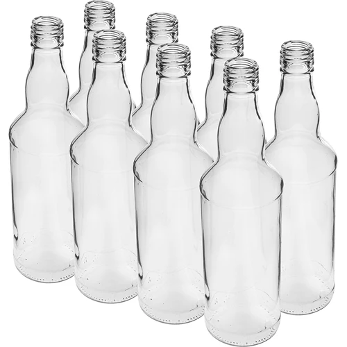 Fľaša 500 ml na vodku - 8 ks.
