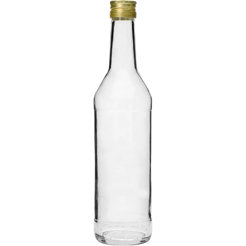 Fľaša 500 ml na vodku rovná s uzávermi - 8 ks. - 4