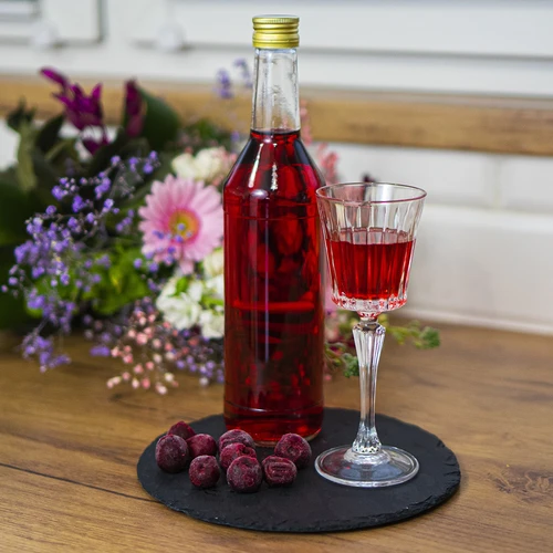 Fľaša 500 ml na vodku rovná s uzávermi - 8 ks. - 9