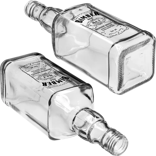 Fľaša Daniels 500 ml so skrutkovacím uzáverom, potlač „Bimber OLD", 1 ks. - 5