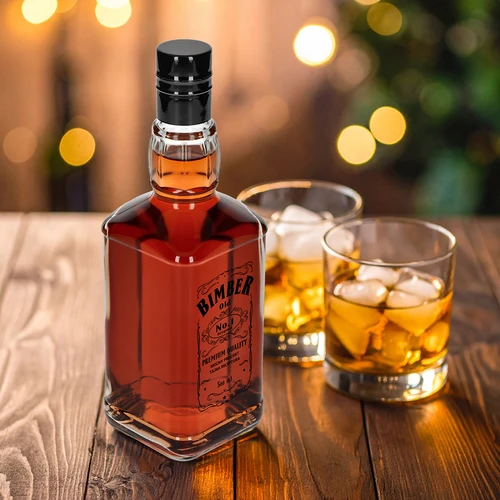 Fľaša Daniels 500 ml so skrutkovacím uzáverom, potlač „Bimber OLD", 1 ks. - 7