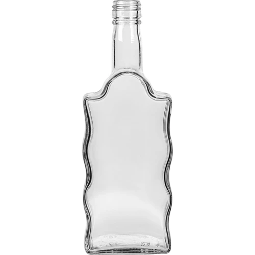Fľaša Kláštorná 500 ml, s uzáverom, biela - 6 ks. - 3