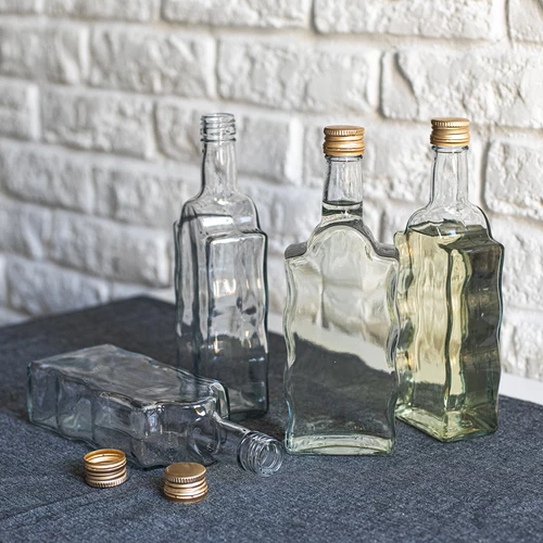 Fľaša Kláštorná 500 ml, s uzáverom, biela - 6 ks. - 5
