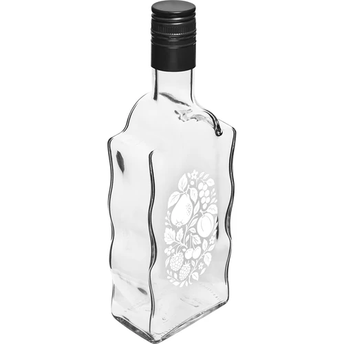 Fľaša Kláštorná 500 ml so skrutkovacím uzáverom a potlačou „Ovocie” vzor 1