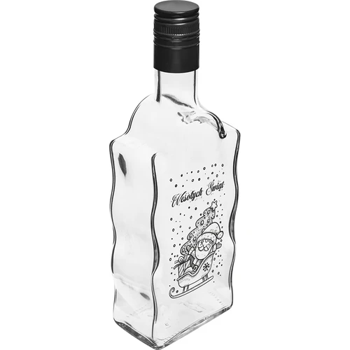 Fľaša Klasztorna 500 ml so skrutkovacím uzáverom, potlač „Mikuláš“, 1 ks