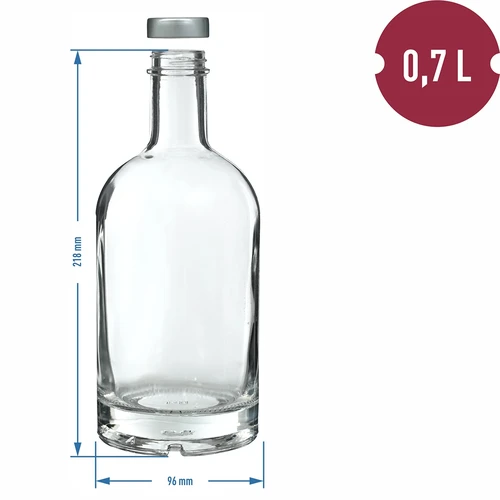 Fľaša Miss Barku 700 ml so skrutkovacím uzáverom, 1 ks - 5
