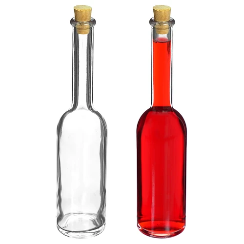Fľaša na likér 100 ml 6 ks + 6 zátok - 6