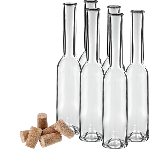 Fľaša na likér 200 ml 6 ks + 6 zátok 23/18 - 3