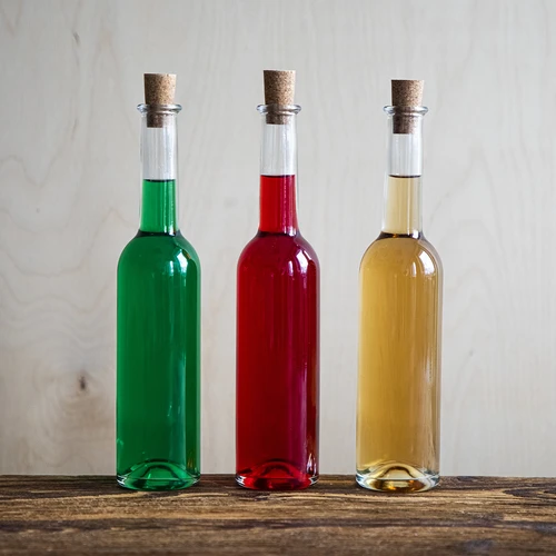 Fľaša na likér 350 ml 6 ks + 6 zátok - 7