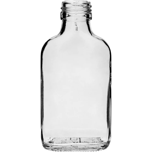 Fľaša na likéry typu ploskačka 100 ml 10 ks - 2