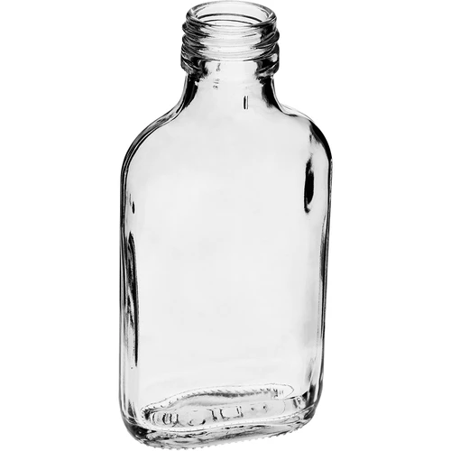 Fľaša na likéry typu ploskačka 100 ml 10 ks - 3
