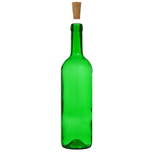 Fľaša na víno 0,75 L zelená - balenie 8 ks. - 4