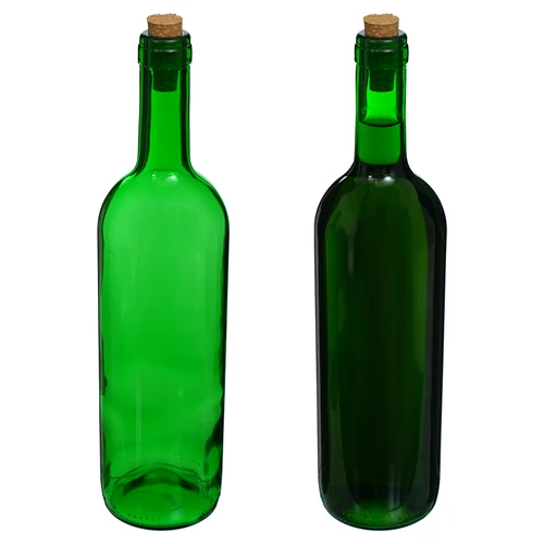 Fľaša na víno 0,75 L zelená - balenie 8 ks. - 5