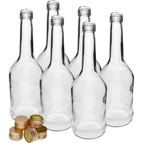 Fľaša Napoleon 500 ml s uzáverom fi28, 6 ks - 3