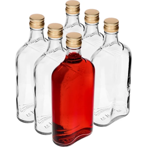 Fľaša Ploskačka 500 ml s uzáverom, 6 ks - 8
