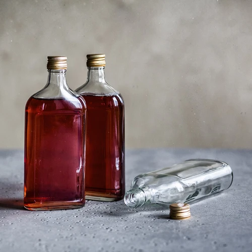 Fľaša Ploskačka 500 ml s uzáverom, 6 ks - 12