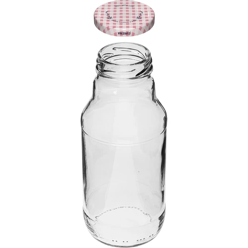 Fľaša TO na džús 330 ml s uzáverom fi 43 - 6 ks. - 2