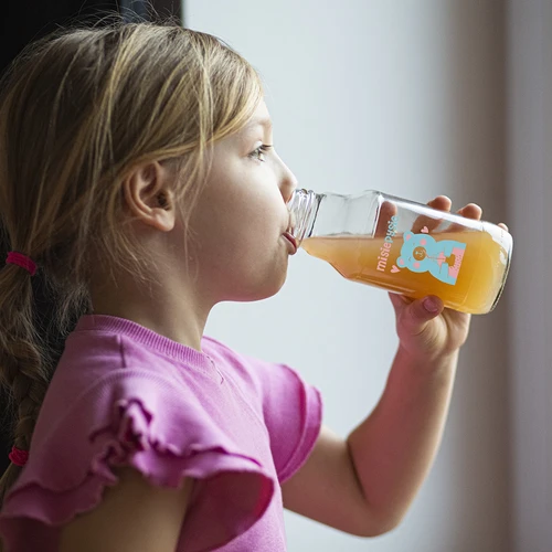 Fľaša twist off 330 ml so skrutkovacím uzáverom fi43 a farebnou potlačou - 6 ks. - 7