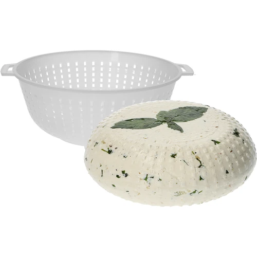 Forma syrárska na syr typu korycińskiego Ø 21/11 x 8,5 cm na 2 kg - 5