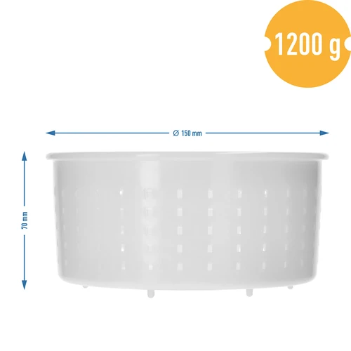 Forma syrárska okrúhla Ø15 x 7cm na 1200 g - 7