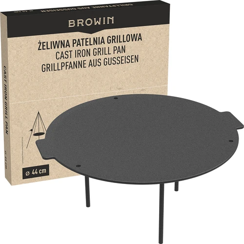 Grilovacia panvica, liatinová, fi 44 cm - 10
