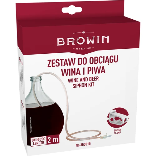 Hadička na stáčanie vína so svorkou - 2