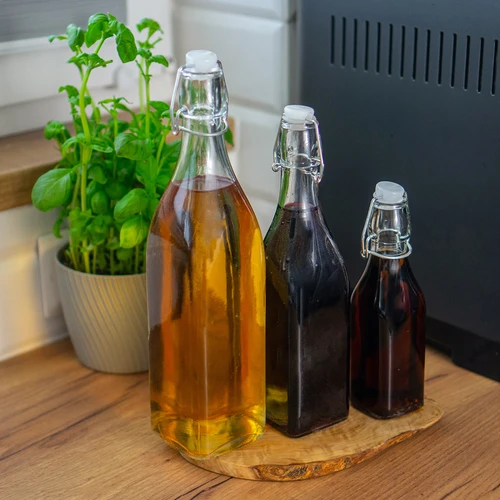 Hermetická štvorcová fľaša 250 ml - 5