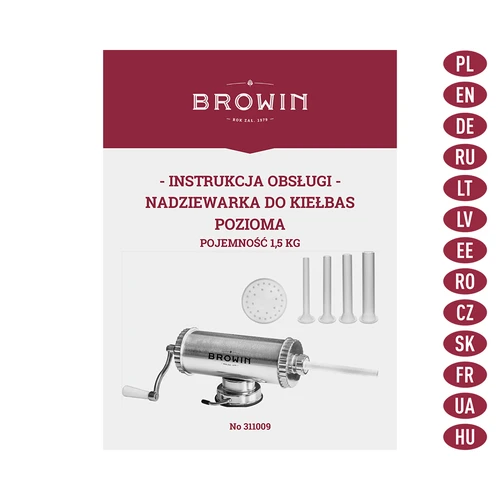 Horizontálna plnička 1,5 kg so silikónovým piestom - 9