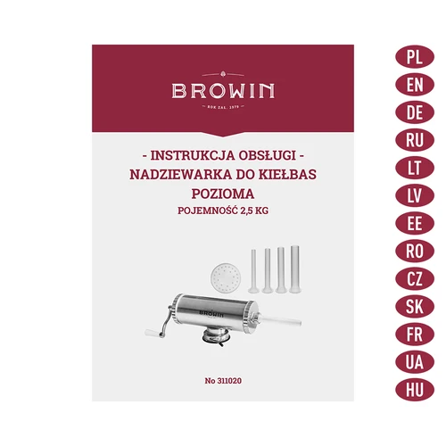 Horizontálna plnička 2,5 kg so silikónovým piestom - 9