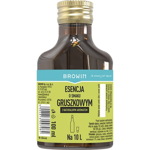 Hrušková esencia – hruškový likér, ochucovacia prísada 100 ml