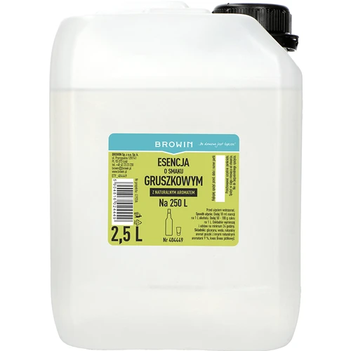 Hrušková esencia s prírodnou arómou, 2,5 l